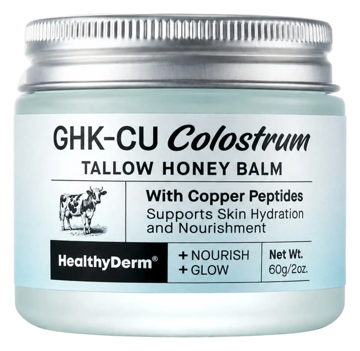 HealthyDerm GHK-CU Colostrum Tallow Honey Balm