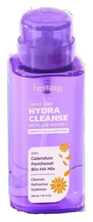 Facetology Triple Care Hydra Cleanse Micellar Water+