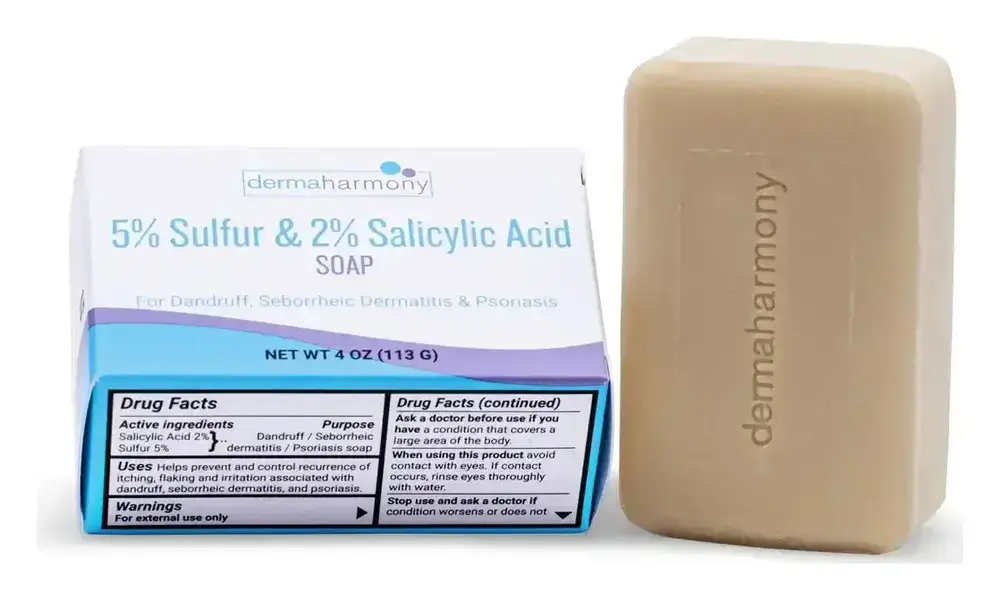 DermaHarmony 5% Sulfur + 2% Salicylic Acid Soap