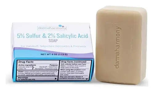 DermaHarmony 5% Sulfur + 2% Salicylic Acid Soap