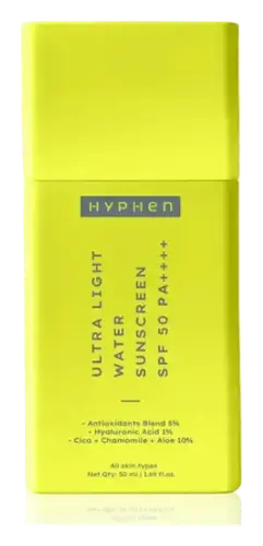hyphen Ultra Light Water Sunscreen SPF 50