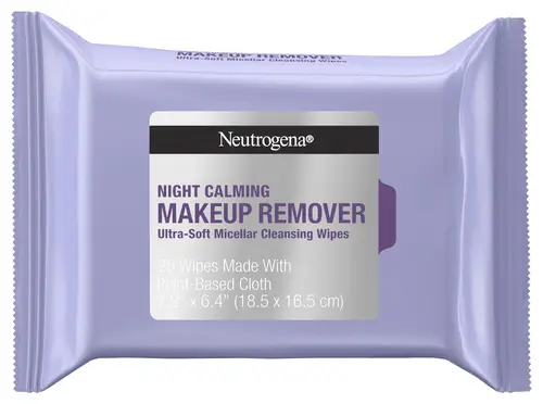 Neutrogena Night Calming Makeup Remover Ultra-Soft Micellar Cleansing Wipes