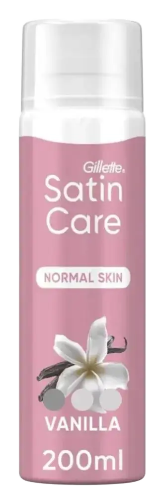 Gillette Satin Care Shaving Gel Vanilla