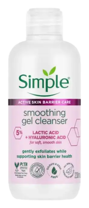 Simple Skincare Smoothing Gel Cleanser