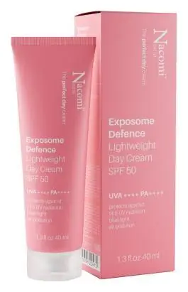 Nacomi Exposome Defence Lightweight Day Cream SPF 50