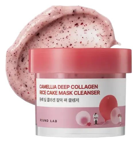 Round Lab Camellia Deep Collagen Rice Cake Mask Cleanser