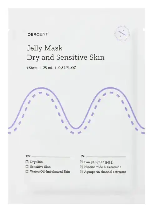 Dercent Jelly Mask Dry And Sensitive Skin