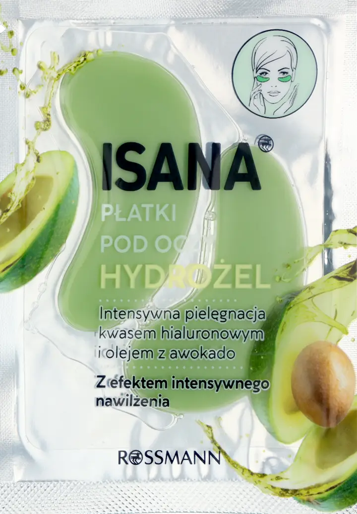 ISANA Hydrogel Eyepads Avocado
