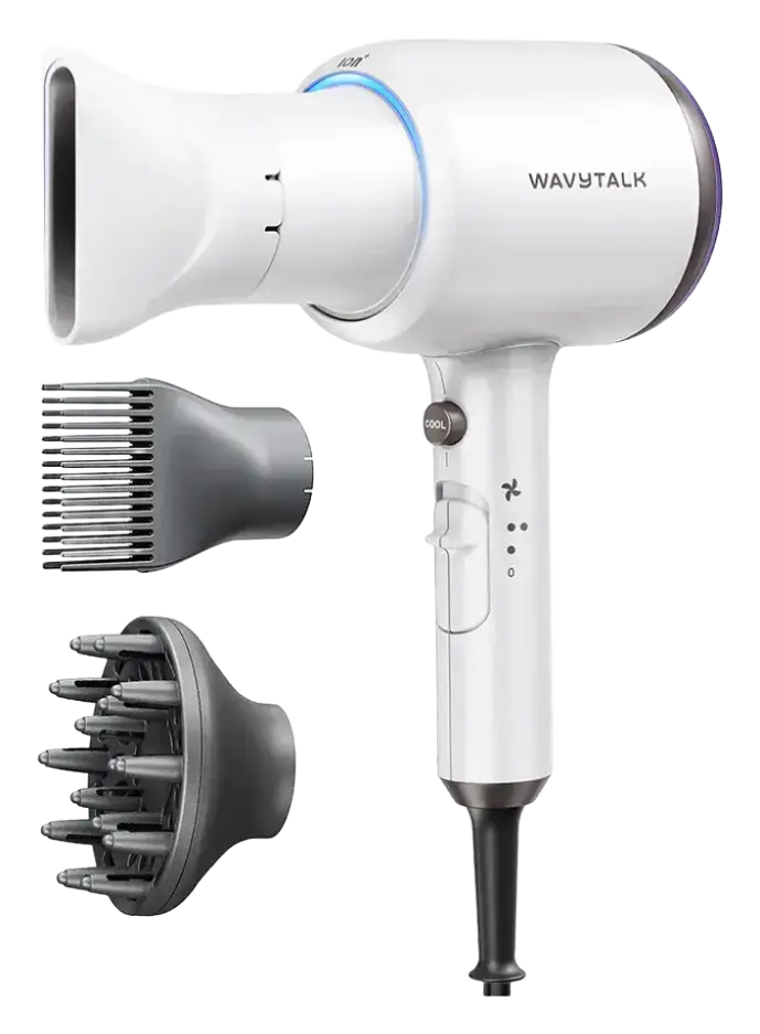 Wavytalk Blown Away Ionic Hair Dryer White