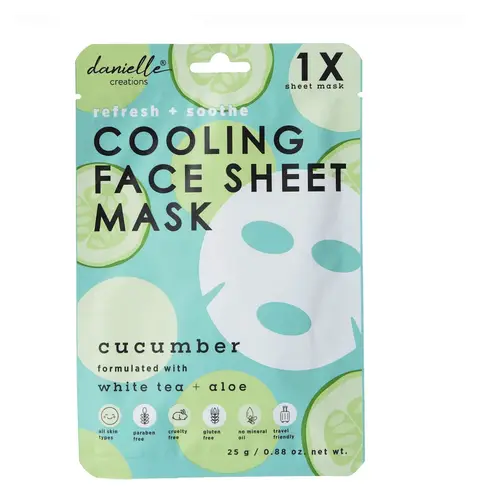 Danielle Creations Face Sheet Mask Cooling Cucumber