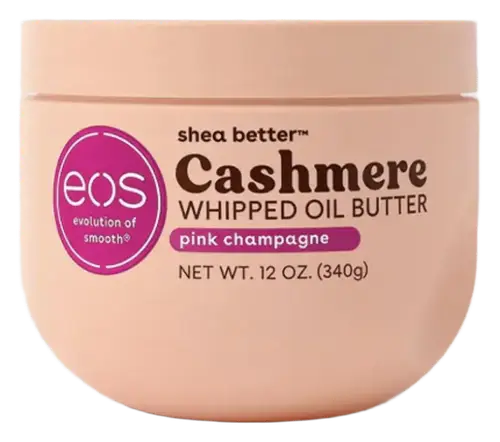 EOS Shea Better Cashmere Whipped Oil Body Butter Pink Champagne