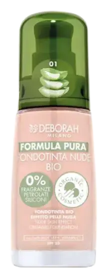 Deborah Milano Formula Pura Fondotinta Nude Bio Ivory 01