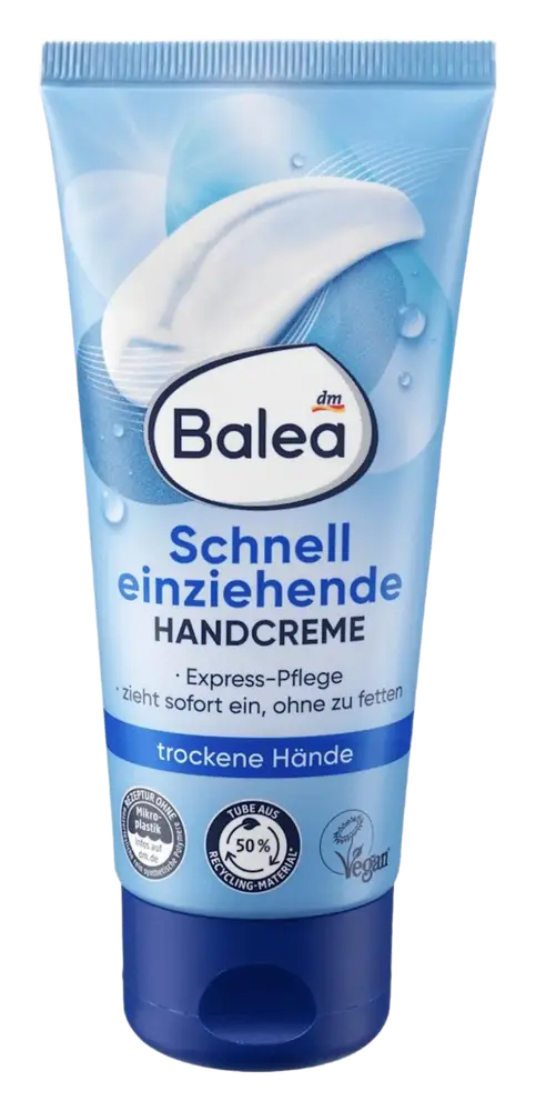 Balea Handcreme Schnell Einziehend, Trockene Haut