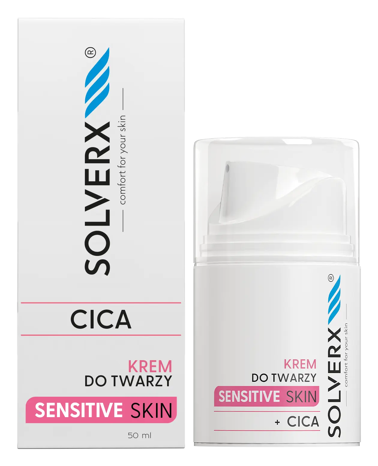 Solverx Sensitive Skin Krem Do Twarzy Cica