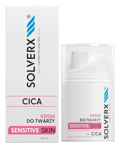Solverx Sensitive Skin Krem Do Twarzy Cica