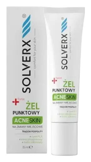Solverx Acne Skin Żel Punktowy Na Trądzik