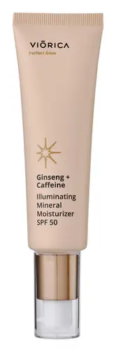 Viorica Crema Hidratanta Si Iluminanta Cu Protectie Minerala SPF 50 Ginseng