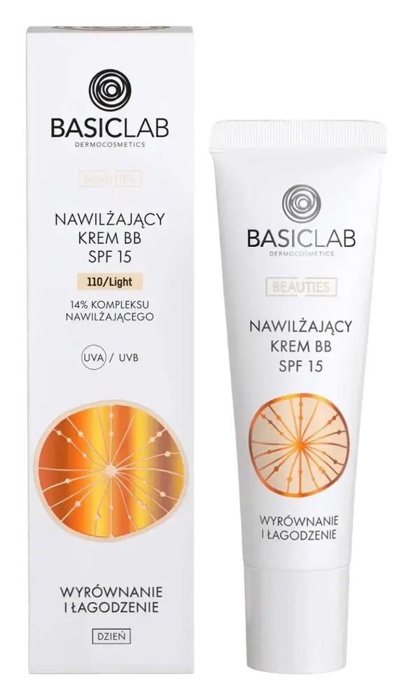 BasicLab Nawilżający Krem BB 110 Light