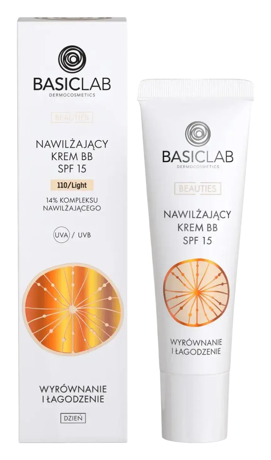 BasicLab Nawilżający Krem BB 110 Light