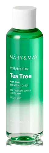 Mary & May Vegan Cica Tea Tree AHA PHA Toner