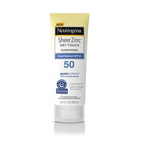Neutrogena Sheer Zinc Sunscreen Face Lotion - SPF 50