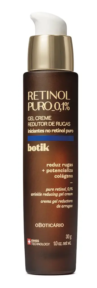 O Boticário Gel Creme Redutor de Rugas Botik Retinol Puro 0,1%