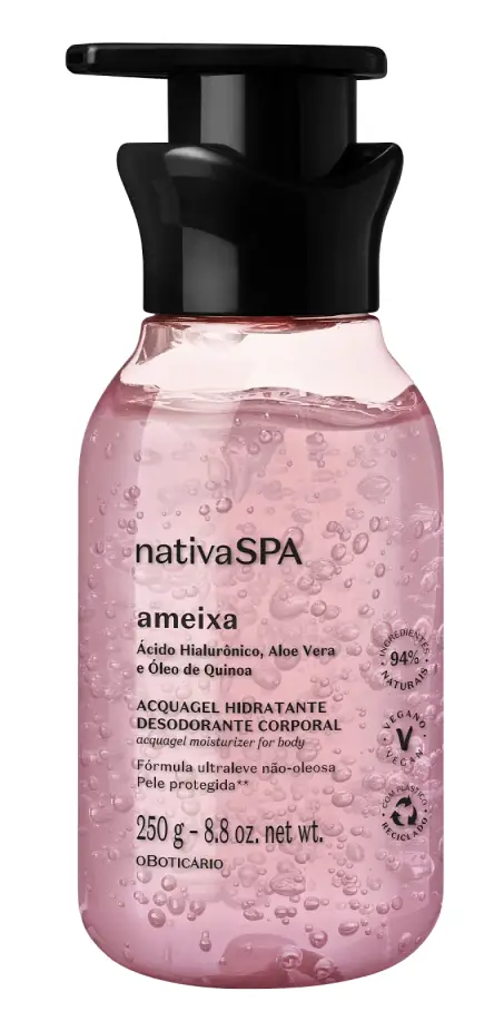 O Boticário Acquagel Hidratante Desodorante Corporal Nativa SPA Ameixa