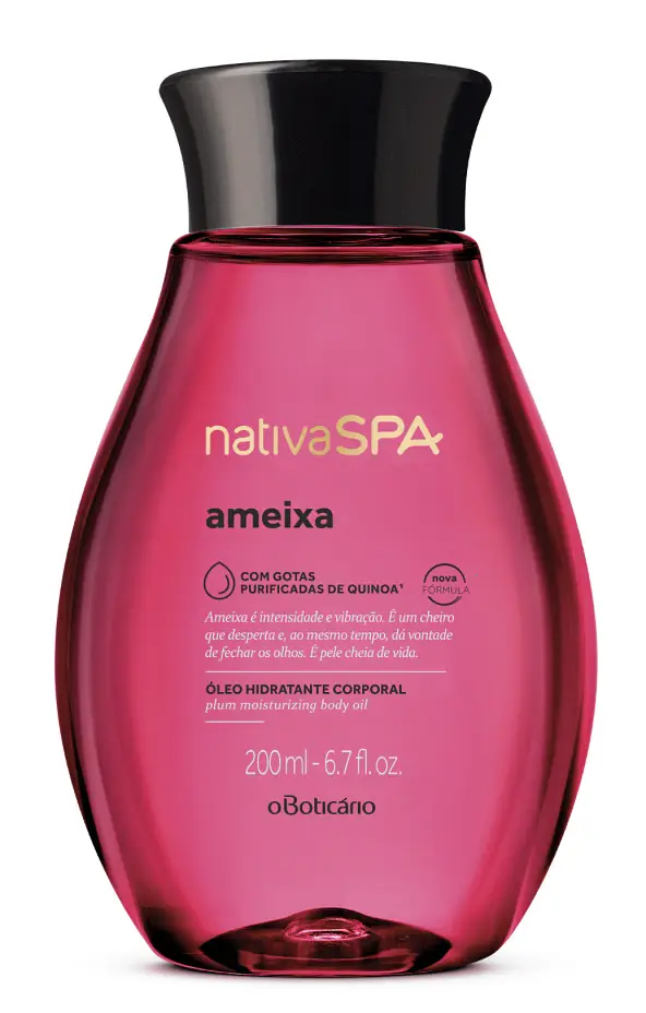 O Boticário Nativa Spa Moisturizing Body Oil Plum