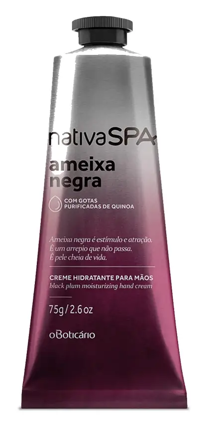 O Boticário Creme Desodorante Para as Mãos Nativa SPA Ameixa Negra