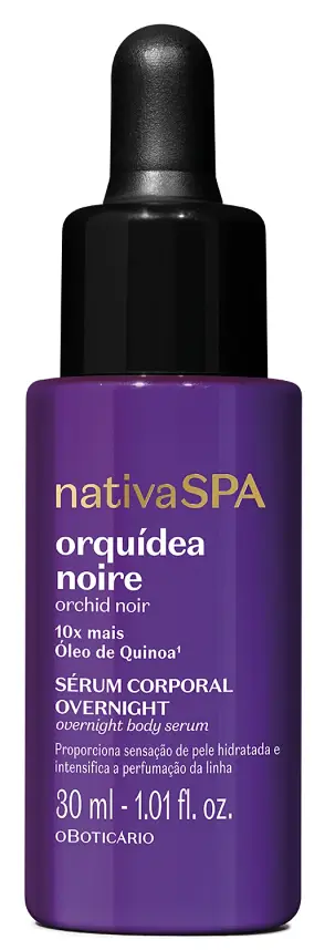 O Boticário Sérum Corporal Overnight Nativa SPA Orquídea Noire