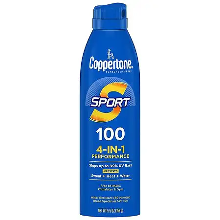 Coppertone Sport 4-in 1 Performance Spray SPF 100