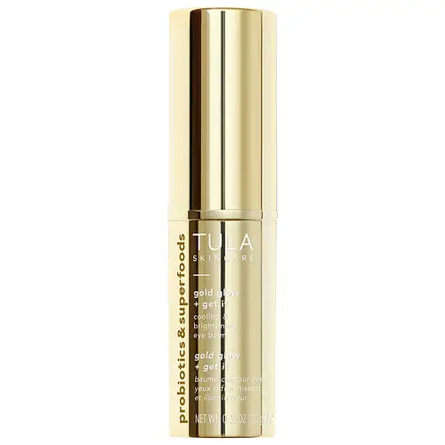 Tula Skincare Gold Glow + Get It Cooling & Brightening Eye Balm