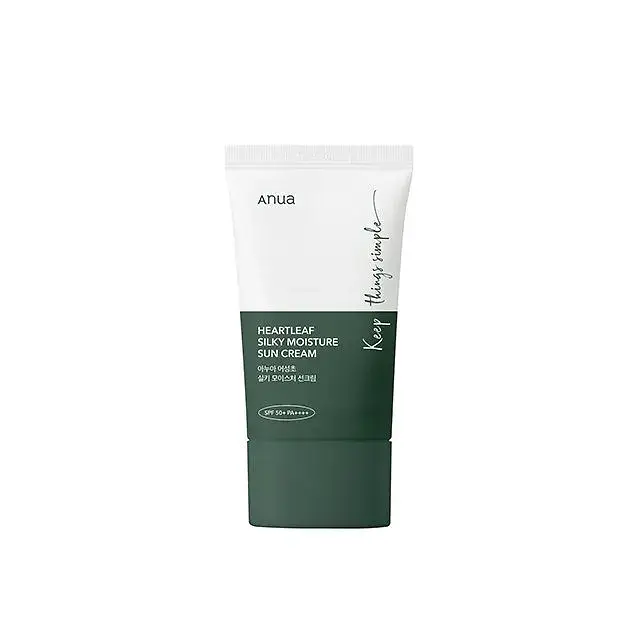 Anua Heartleaf Silky Moisture Sun Cream SPF 50+ PA++++