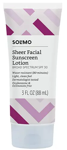 Solimo Sheer Facial Sunscreen Lotion SPF 30