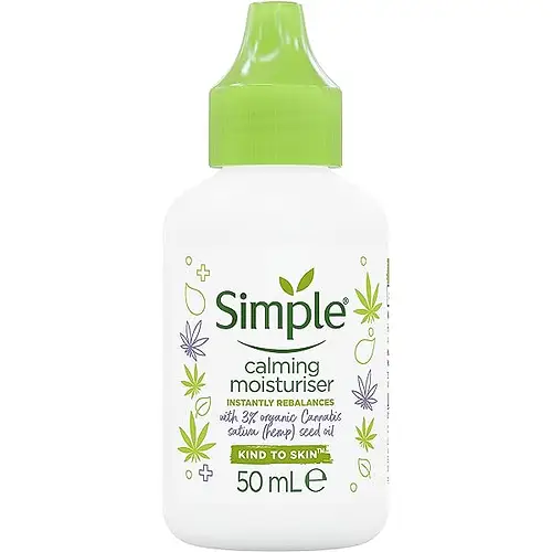 Simple Skincare Calming Moisturiser With Hemp Seed Oil