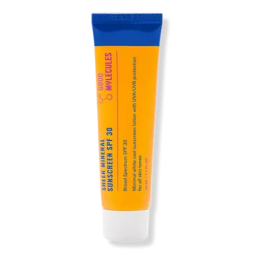Good Molecules Sheer Mineral Sunscreen SPF 30