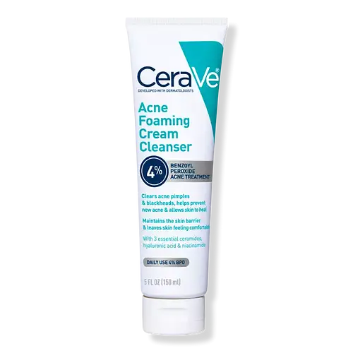 CeraVe Acne Foaming Cream Cleanser