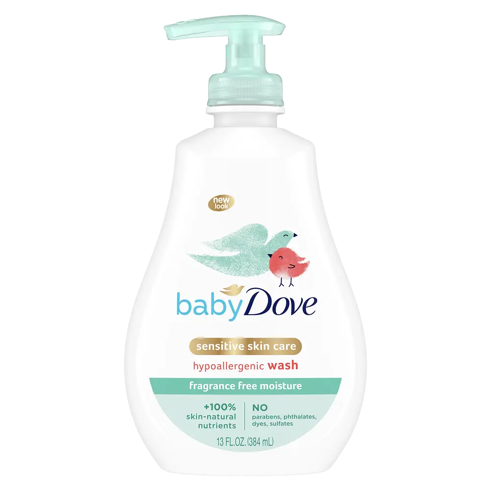 Dove Baby Fragrance Free Moisture Hypoallergenic Wash