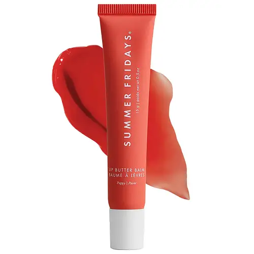 Summer Fridays Lip Butter Balm for Hydration & Shine Poppy
