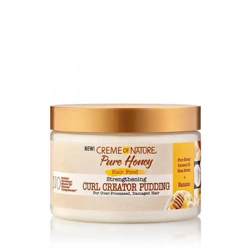 Creme of Nature Pure Honey Hair Food Strengthening Curl Creator Pudding