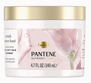 Pantene Nutrient Blends Miracle Moisture Boost Rose Water Petal Soft Hair Treatment