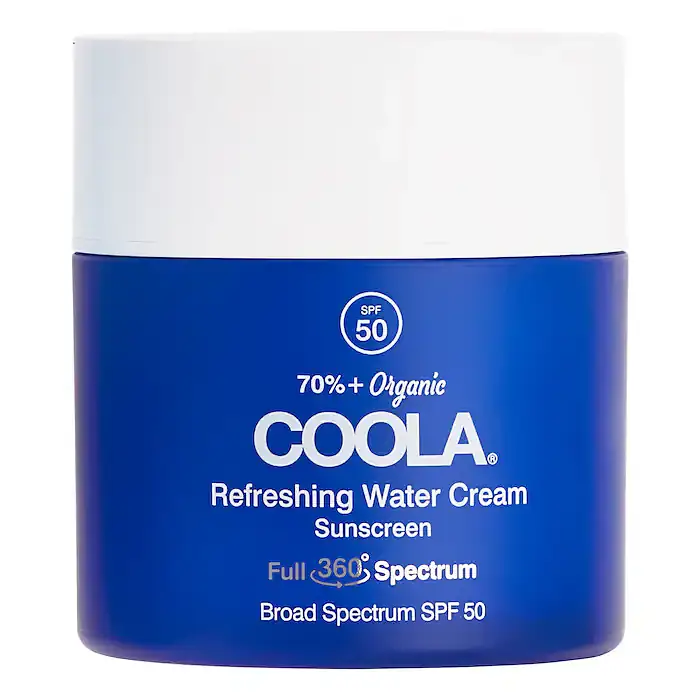 COOLA Refreshing Water Cream Organic Face Sunscreen SPF 50
