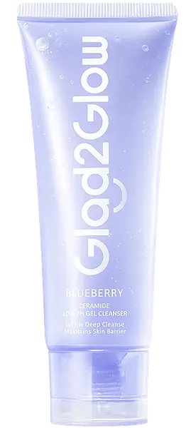 Glad2Glow Blueberry Ceramide Low pH Gel Cleanser