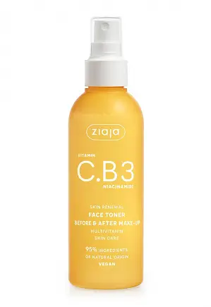 Ziaja Vitamin C.B3 Niacinamide Skin Renewal Face Toner