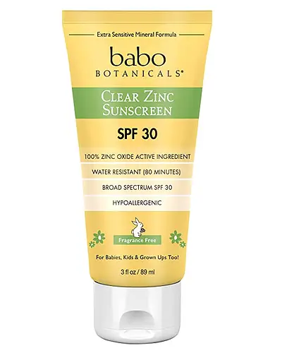 babo botanicals Clear Zinc Sunscreen Lotion Spf 30 - Fragrance Free