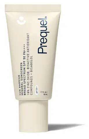 Prequel Sun Barrier Mineral Sunscreen Broad Spectrum SPF 50 PA++++