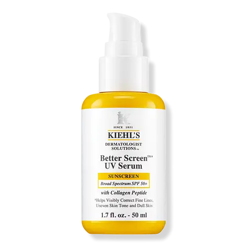 Kiehl's Better Screen UV Serum SPF 50+ Facial Sunscreen With Collagen Peptide