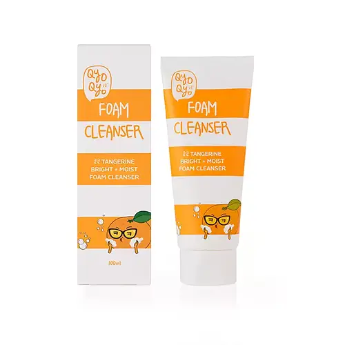 Qyo Qyo Tangerine Bright+Moist Foam Cleanser