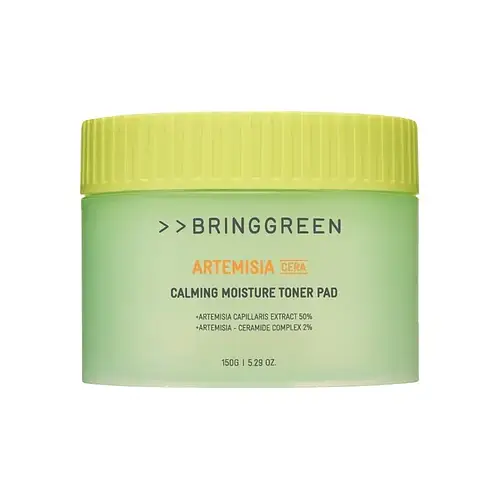 Bring Green Artemisia Cera Calming Moisture Toner Pad