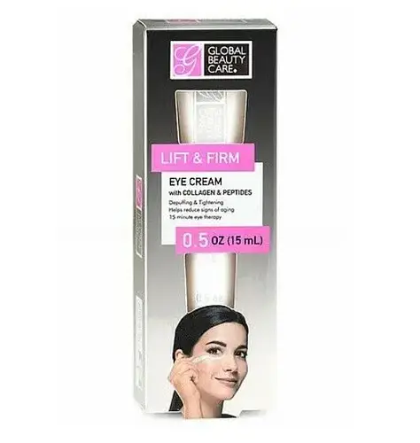 Global Beauty Care Lift & Firm Eye Cream With Collagen & Peptides